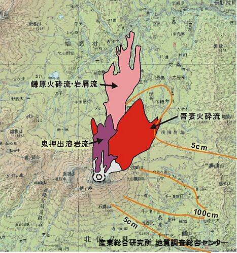 天明噴火(浅間山、1783年)
